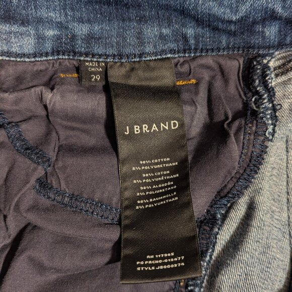 J Brand Boot Cut Distressed Jeans - Picture 4 of 6